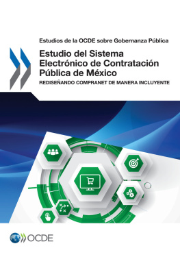 coll. Estudio del Sistema Electrónico de Contratación Pública de México : rediseñando CompraNet de manera incluyente.