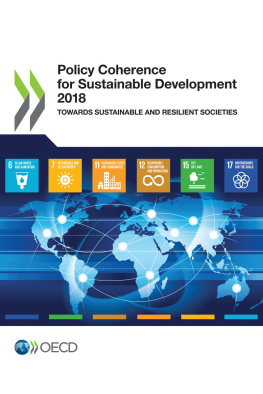 coll. Policy Coherence for Sustainable Development 2018 - Towards Sustainable and Resilient Societies