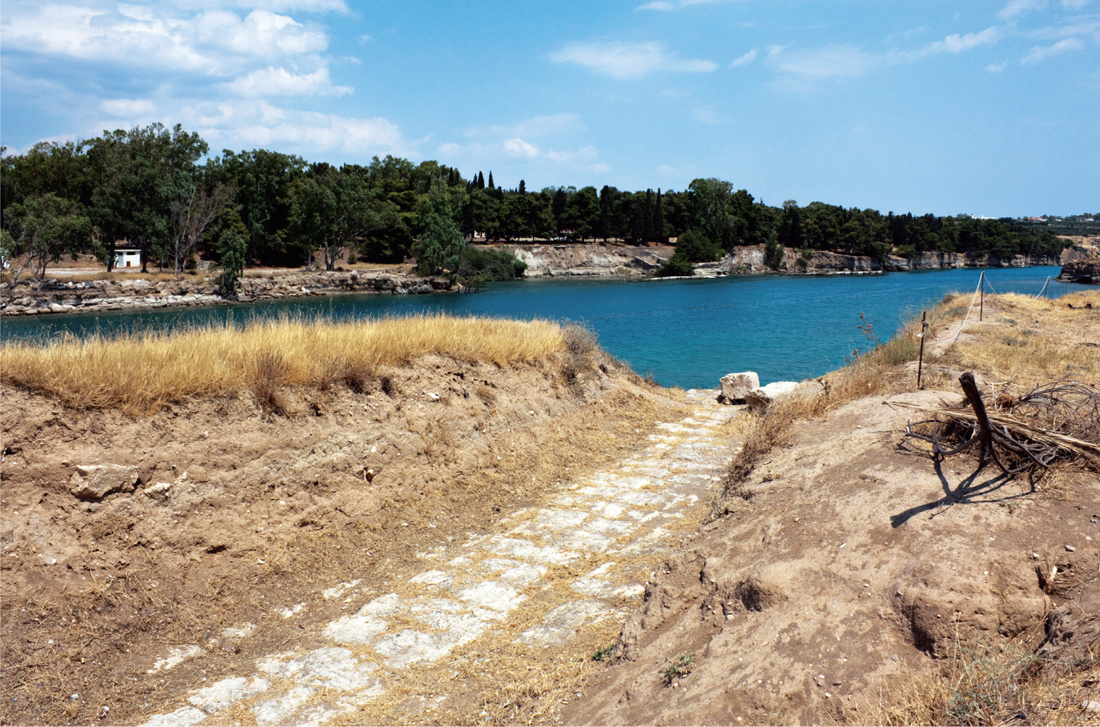 6 The remains of the paved haulage across the Isthmus which the Corinthians - photo 7