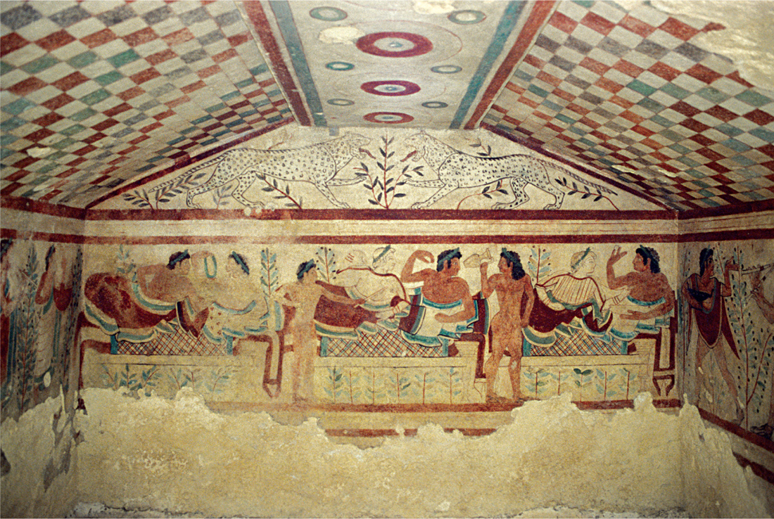 8 The so-called Tomb of the Leopards at Tarquinii an Etruscan tomb-chamber of - photo 9