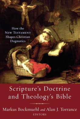 Unknown - Scripture’s Doctrine and Theology’s Bible: How the New Testament Shapes Christian Dogmatics