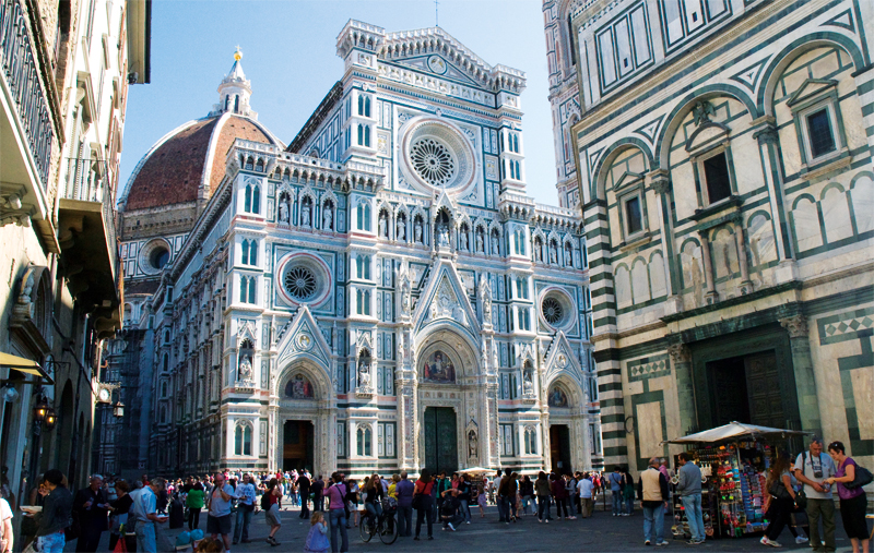 Faade of the Duomo and the Baptistry Florence In a week Spend two days in - photo 6