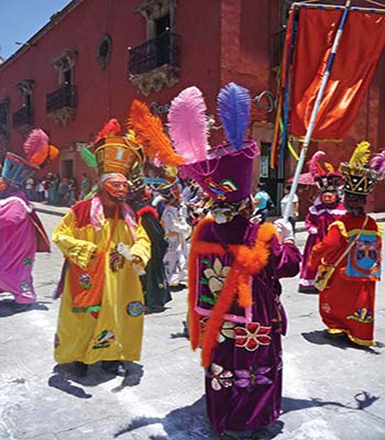 celebrations during Da de San Miguel Arcngel colorful tiles traditional - photo 9