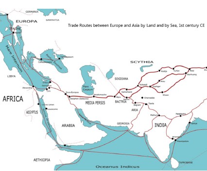 Trade routes such as the Silk Road helped to establish the path for the - photo 8