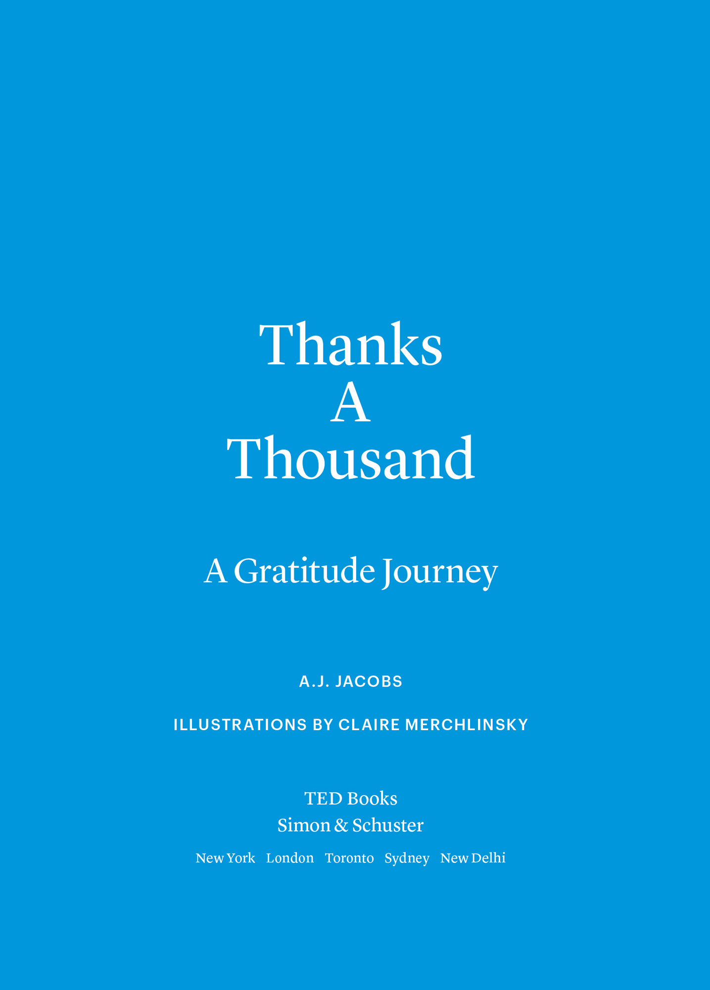 Thanks A Thousand A Gratitude Journey - image 1