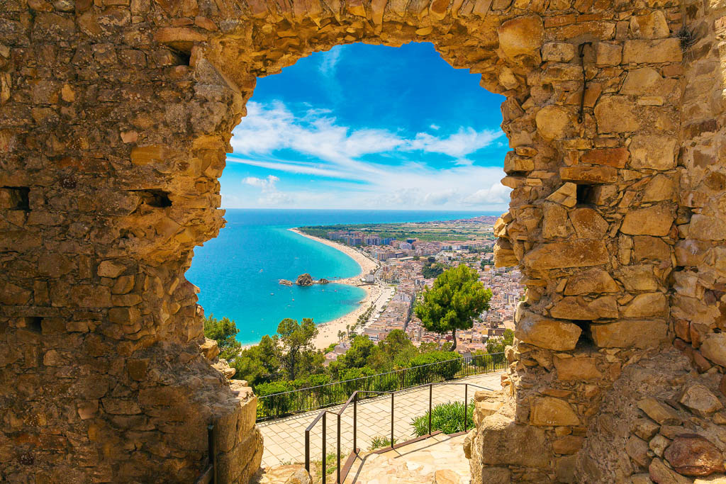 View of beach through clifftop fortifications S-F SHUTTERSTOCK SPAINS - photo 7