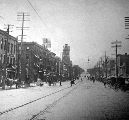 Undated photo of downtown Delaware Ohio looking south on Sandusky Street - photo 2