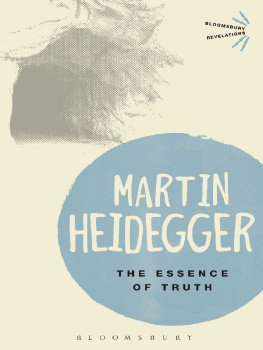 Martin Heidegger - The Essence of Truth: On Plato’s Cave Allegory and Theaetetus