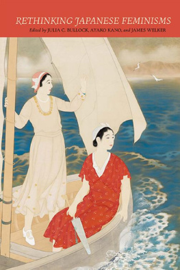 Julia C. Bullock Rethinking Japanese Feminisms