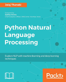 Jalaj Thanaki [Thanaki - Python Natural Language Processing
