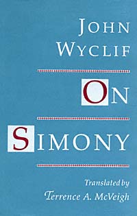 title On Simony author Wycliffe John McVeigh Terrence A - photo 1