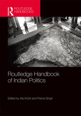 Atul Kohli Routledge Handbook of Indian Politics