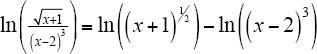 Use the rule for logarithms of powers to get 4 and so the coordinates are - photo 8