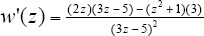 and evaluate it at z 2 w 2 11 The equation of the line is w 5 11 - photo 21