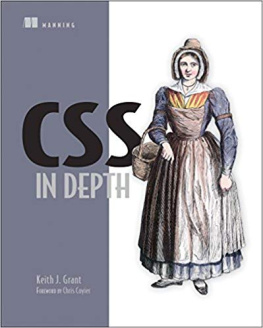 Keith J. Grant [Keith J. Grant] - CSS in Depth