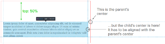 But this is not enough because we want the childs center to be aligned with - photo 2