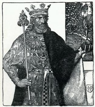 Howard Pyles illustration of King Arthur King Arthur King Arthur is one of - photo 3