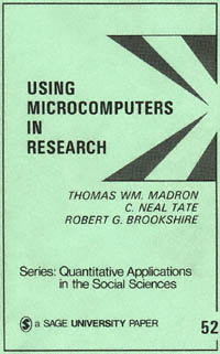 title Using Microcomputers in Research Sage University Papers Series - photo 1