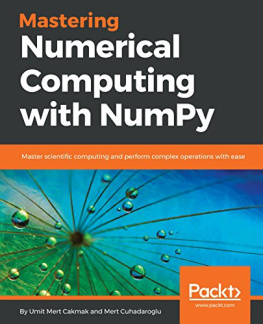 Mert Cuhadaroglu Mastering Numerical Computing With NumPy: Master Scientific Computing and Perform Complex Operations With Ease