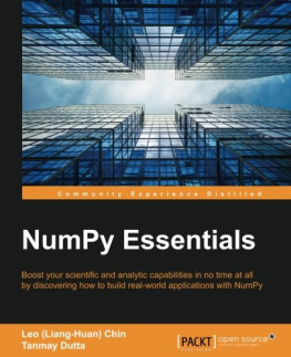 Liang-Hua Chin - Numpy Essentials