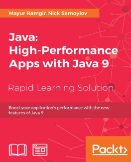 Nick Samoylov Java: High-Performance Apps with Java 9