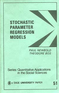 title Stochastic Parameter Regression Models Sage University Papers - photo 1