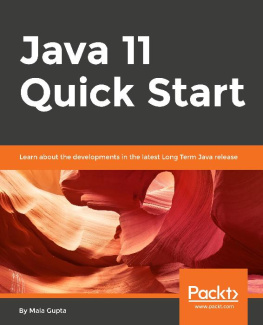 Mala Gupta [Mala Gupta] Java 11 Quick Start