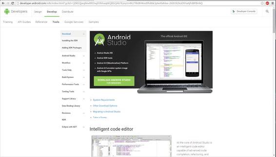 The Android Developer Android Studio download page Once you click the - photo 4