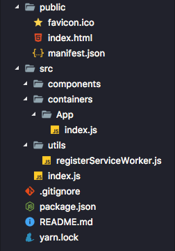 Your srccontainersAppindexjs file should look like this - photo 2