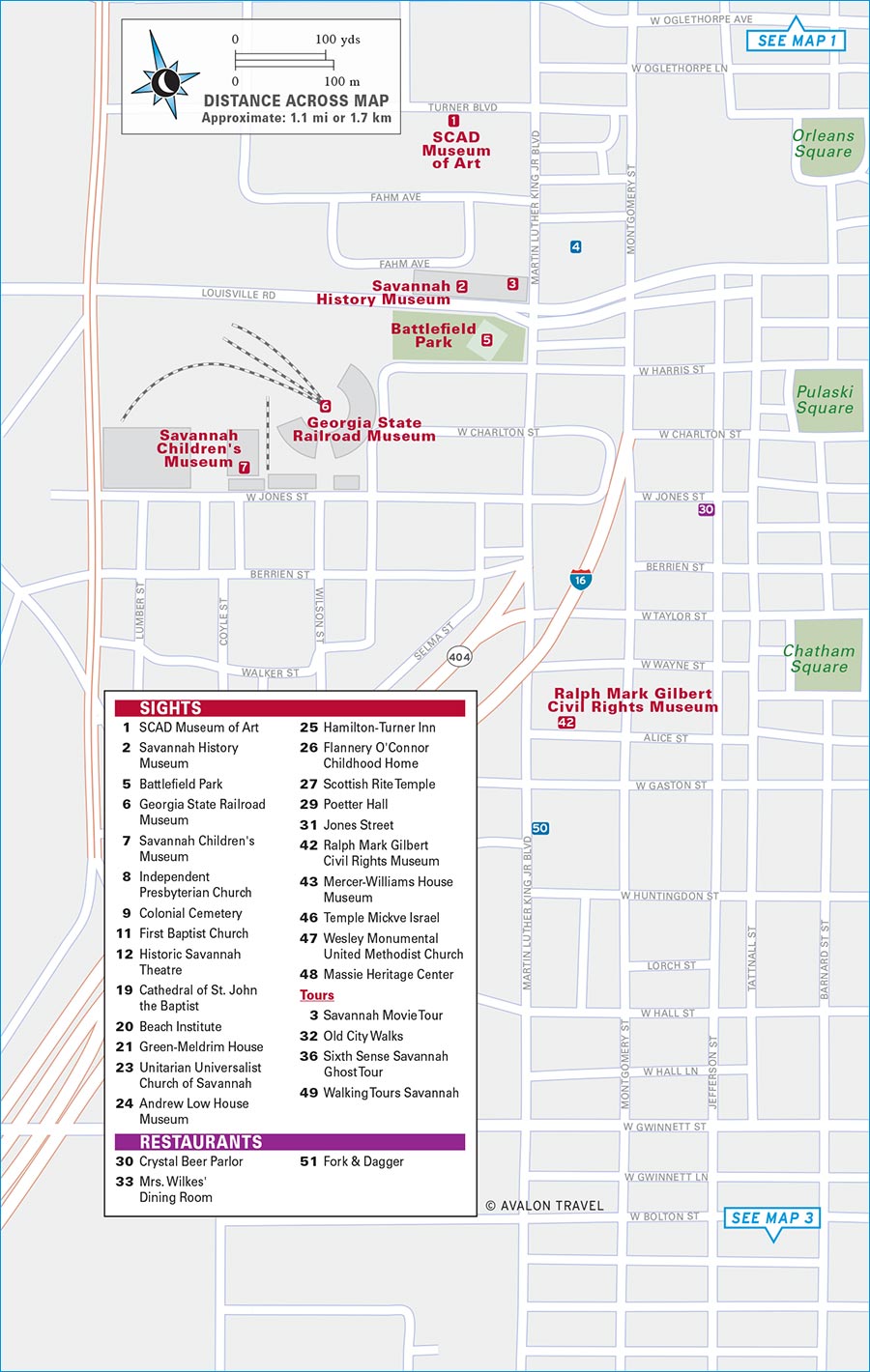 MAP 3 Victorian District and SoFo District map halves follow - photo 8