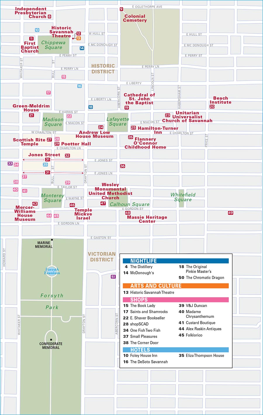 MAP 3 Victorian District and SoFo District map halves follow - photo 9