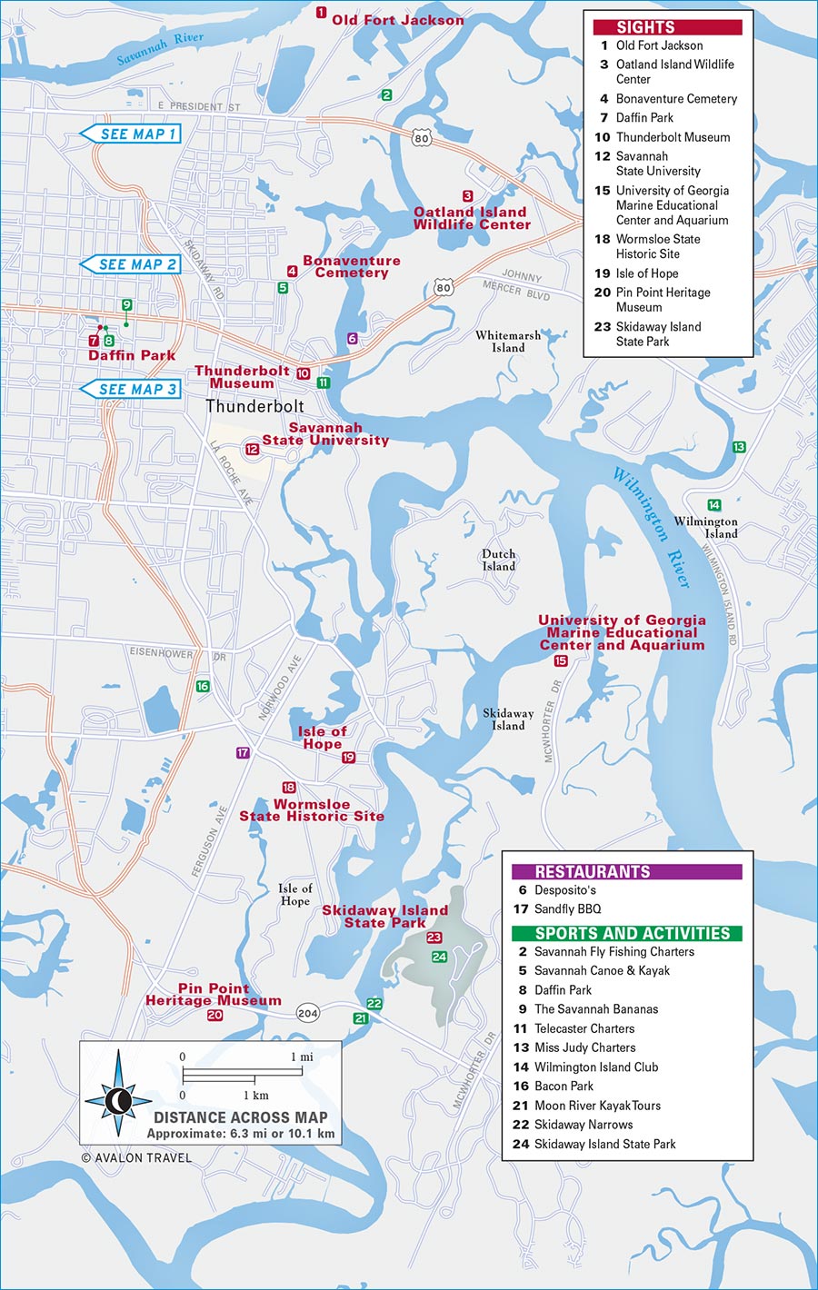 MAP 6 Greater Savannah map halves follow - photo 13