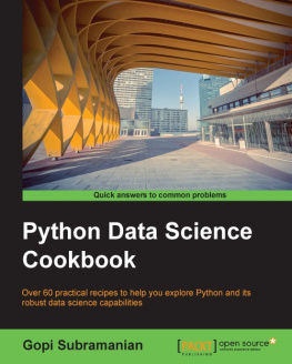 Gopi Subramanian [Gopi Subramanian] - Python Data Science Cookbook