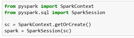 Our standard imports obtain a SparkContext and initialize a SparkSession Note - photo 4