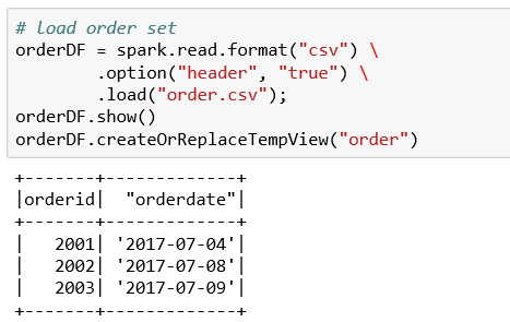 Load the orderproduct table Note that at least one of the orders has multiple - photo 6