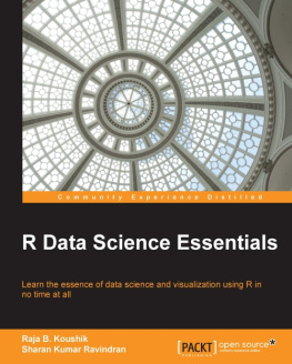 Sharan Kumar Ravindran - R Data Science Essentials