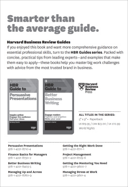 Harvard Business Review Press - Presentations