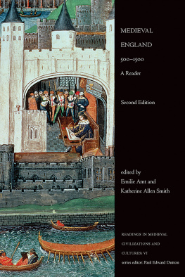 Emilie Amt - Medieval England, 500–1500: A Reader