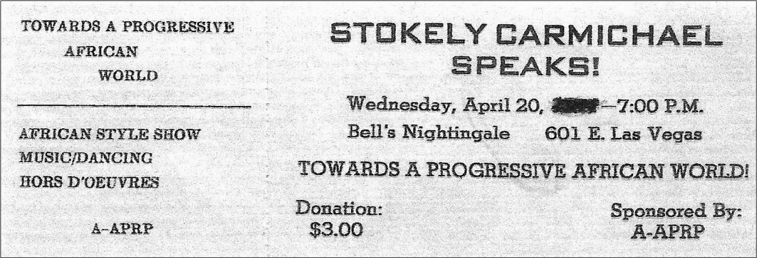 Ticket to Stokely Carmichael Speaks event Gazette-Telegraph coverage of - photo 4