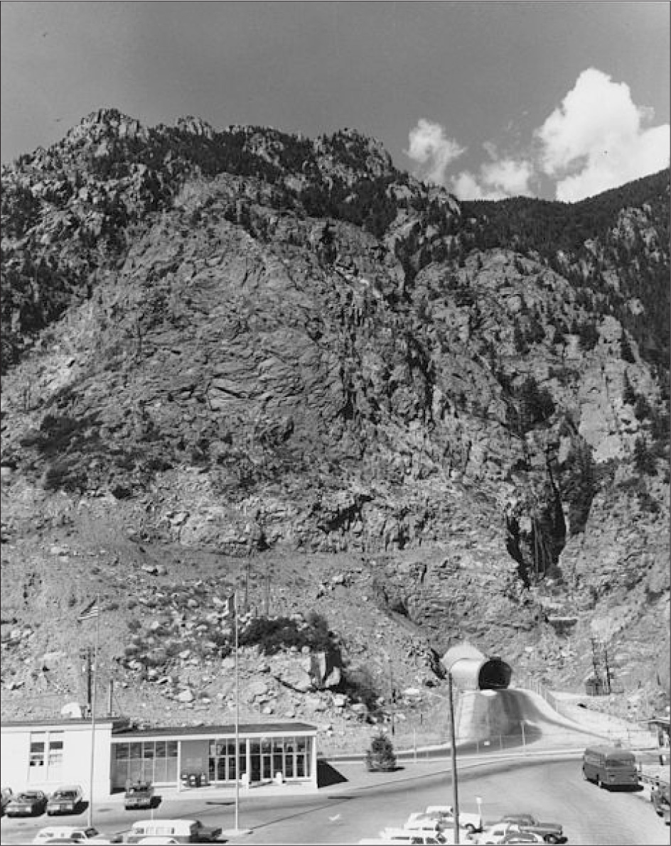 The entrance to NORAD Civil rights activist Ralph Abernathy pictured here - photo 15