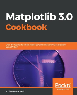 Srinivasa Rao Poladi - Matplotlib 3.0 Cookbook