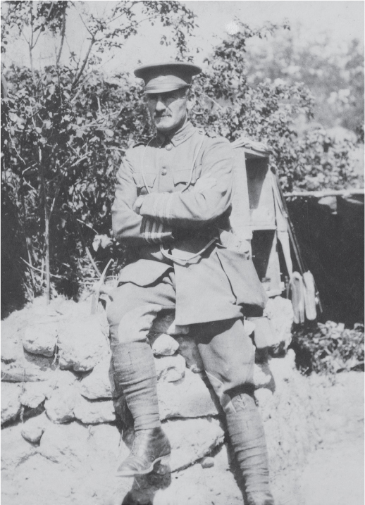 Malone outside his bivouac at Cape Helles May 1915 where the NZ Infantry - photo 1