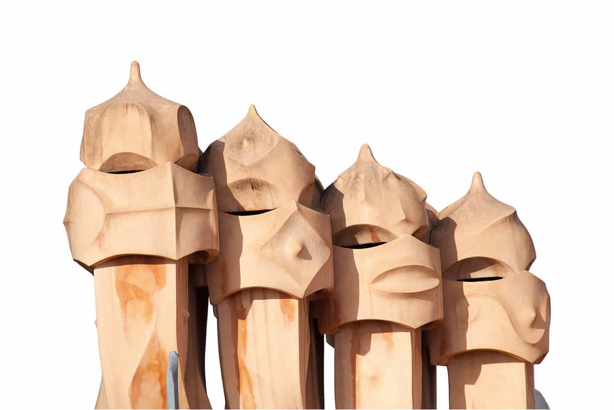 La Pedrera The witch-scarer chimneys of Casa Mil known as La Pedrera For - photo 13