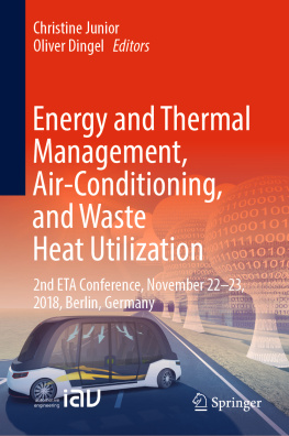 Dingel Oliver - Energy and thermal management, air-conditioning, and waste heat utilization : 2nd ETA Conference, November 22-23, 2018, Berlin, Germany