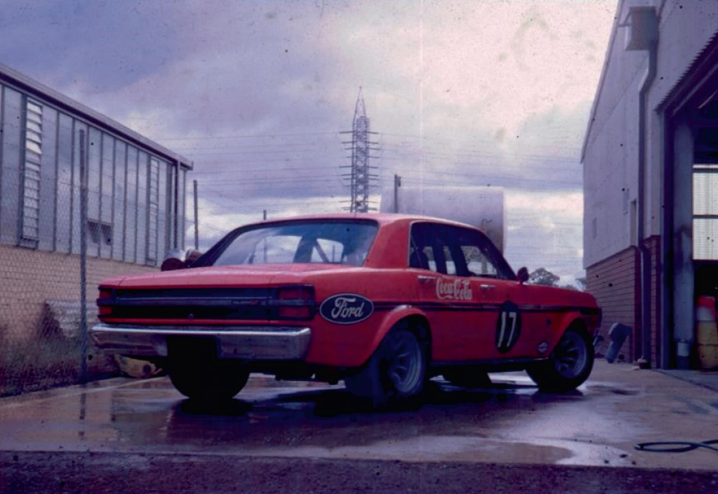 Fords Super Falcon pushed onto the hard stand at Lot Six 1970 You can see - photo 25