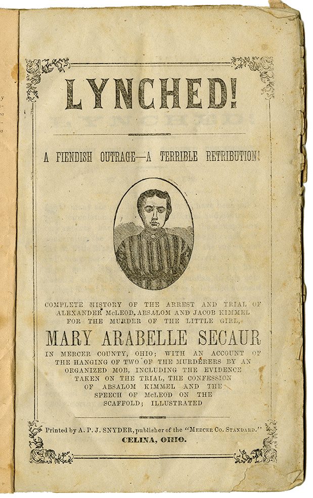 Figure 11 Title page of James H Days Lynched Ohio History Connection - photo 3