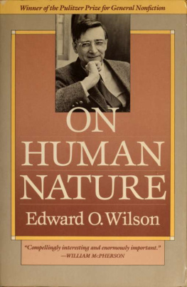 Edward O. Wilson - On Human Nature