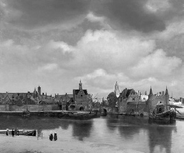 11a and 11b Delft today left and Vermeers View of Delft c 1660 Credit - photo 5