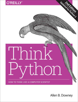 Downey - Think Python: How to Think Like a Computer Scientist