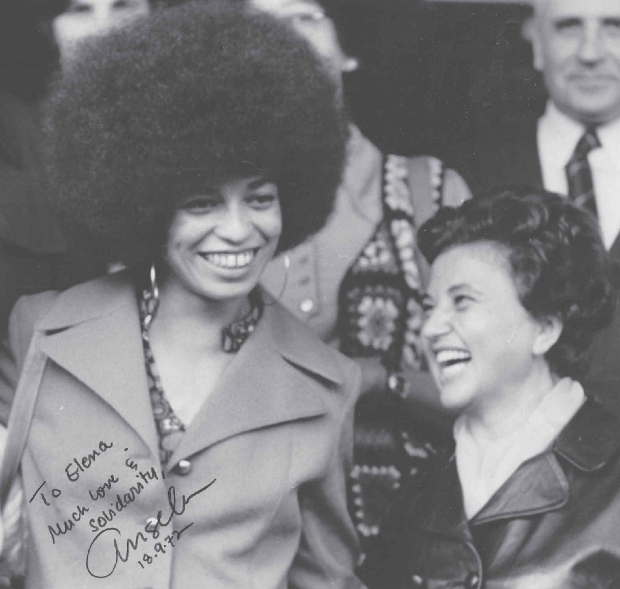 Elena Lagadinova right with Angela Davis 19302017 The youngest female - photo 3